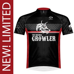 First ever limited edition Original Growler Jersey by Primalwear. Only 50 of these exist and half are already gone. You won't have to worry about showing up for a ride and seeing somebody else wearing your jersey. 2015 will see a whole new design. Unisex sizing.